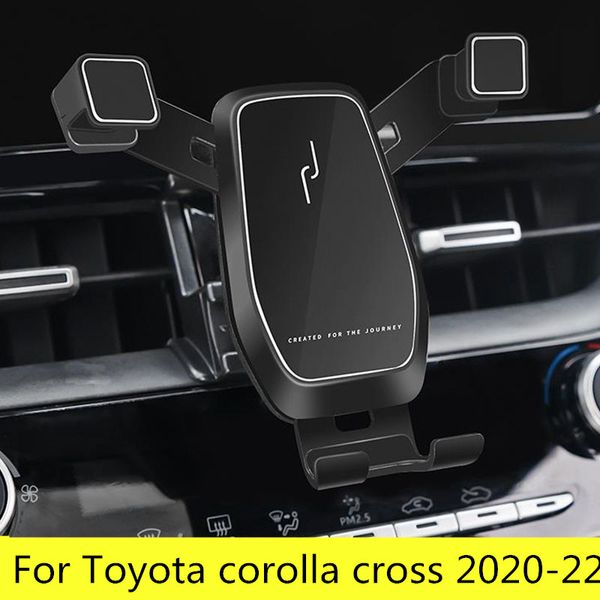 Porta del telefono dell'auto Air Sntift Clip Clip Porta del telefono cellulare per Toyota Corolla Corss Accessori 2020 2021 2022