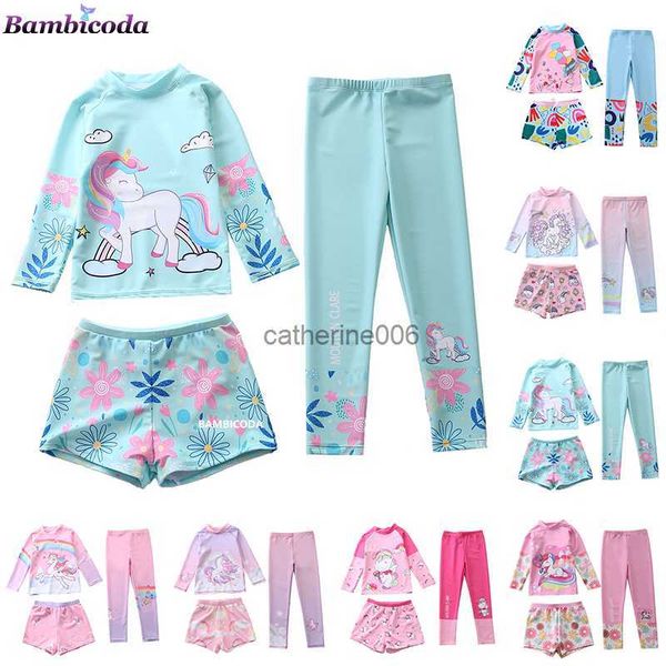 Ropa de playa para niños, traje de baño para niñas adolescentes, traje de baño de tres piezas para niñas, conjuntos de Bikini para niños de alta calidad, traje de baño para niñas L230625