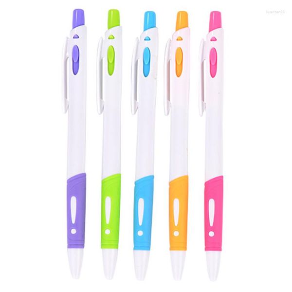 5pc Yaratıcı Ünlem Mark Candy Renk Beyaz Kalem Renkli Ball Pens Ofis Okul Malzemeleri Kırtasiye