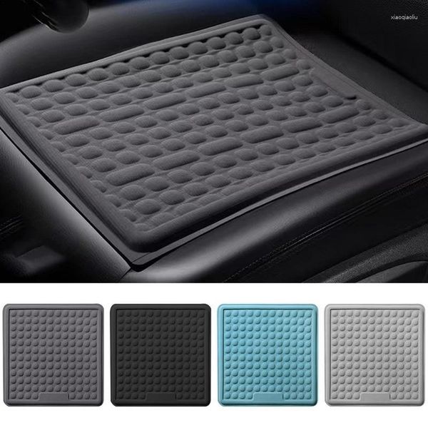 Capas de assento de carro Almofada de gelo Almofada de cobertura automática Respirável Antiderrapante Resfriamento Para carros Caminhões Veículos Pick-ups Acessórios interiores