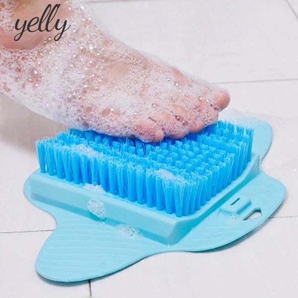 Scrubbers 1pcsCleaning Foot Scrub Escova Esfoliante Pés Scrubber Spa Chuveiro Remover Pés Pé Massagem Escova Banho Pele Morta Ferramentas de cuidados com os pés