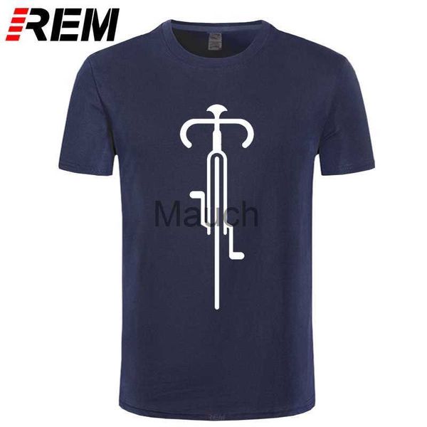 Camisetas Masculinas REM Tee Bike Lines Cycling Novelty Creative Mens Men T Shirt Tshirt New Manga Curta O Ne Cotton Casual Top Tee J230625