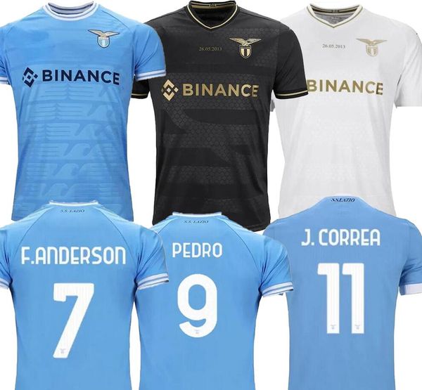 10 LUIS ALBERTO Soccer Jersey 23-24 Home Away Black Thai Quality Shirts kingcaps 7 F. ANDERSON 9 PEDRO 17 IMMOBILE 20 ZACCAGNI 21 SERGEJ 29 LAZZARI dhgate wholesale