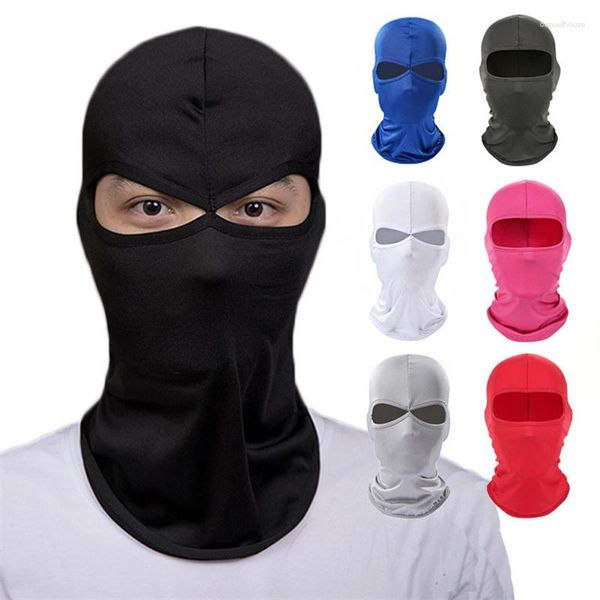 Bandane IceSilk Protezione solare Copricapo Maschera da equitazione antivento Pesca all'aperto Air Soft Protezione viso Gini Ski Bandana Army Balaclava