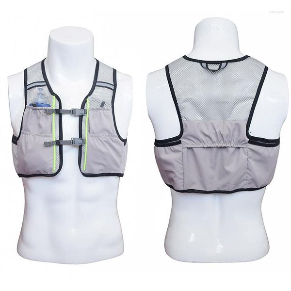 Giacche da caccia Gilet in rete da ciclismo all'aperto con multitasche Porta telefono Pography Nuoto Gilet da corsa Abbigliamento