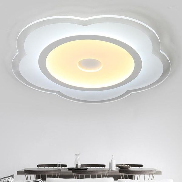 Plafoniere Modern Celling Light Soggiorno Nordic Decor Lampada Foglie Led Cucina in tessuto