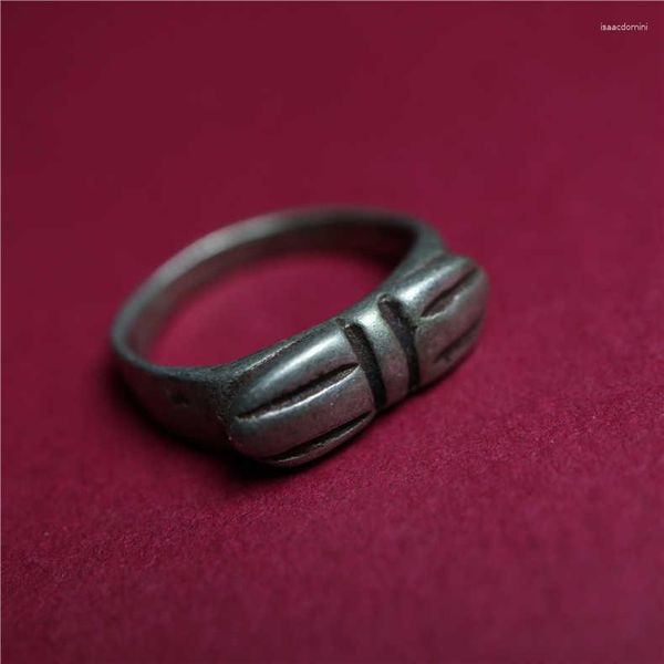 Cluster-Ringe, ethnisch, tibetisch, handgefertigt, Vintage, reines Kupfer, Diamant-Stößel, Duoji-Ring, Schutz, Mode