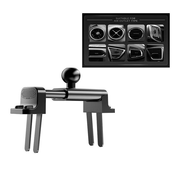 Sumitap Car Phone Holder Magnetic 17mm Ball Head Air Vent Clip Staffa di gravità universale Supporto magnetico Supporti per auto mobili Stand