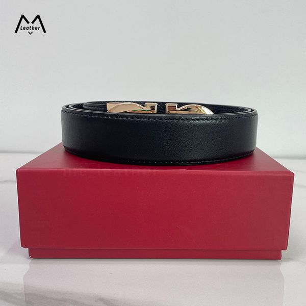Cintura di design per uomo Classica doppia lettera in vita fibbia larga in pelle larghezza 3,5 cm 90-125 cm cinture con fibbia liscia moda