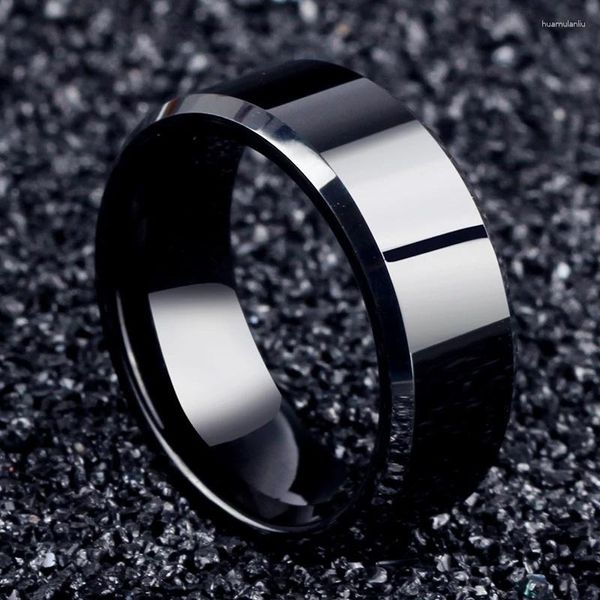 Кластерные кольца титановая сталь для мужчин из нержавеющей моды.