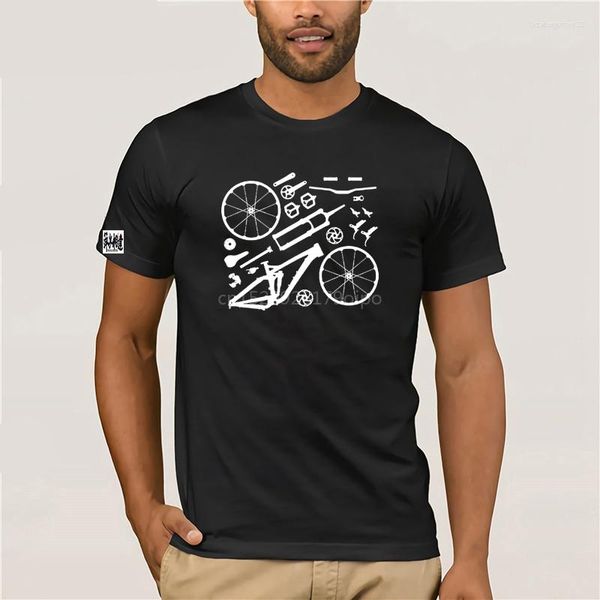 Kadın Tişörtleri Erkekler Kısa Kollu Tshirt Ride Downhill Mountain Bike Freeride Parça Döngüsü MTB Gömlek Serin Kadın T-Shirt