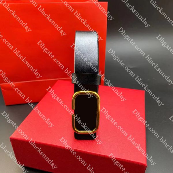 Золотая пряжка дизайнер Men Belt Classic Letter Высококачественная подлинная кожа