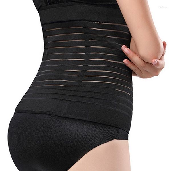 Women's Shapers R1 Postpartum Girdle Belt Waist Body Shaper Ladies Clip Seal Training Poliestere