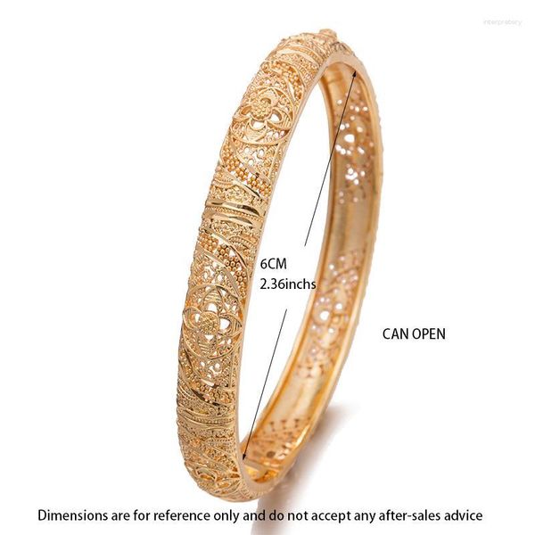 Bangle Wando 1pcs/Mot Women Bangles Gold Color Sopper Jewelry Bracelet ручной работы для девочек французский африканский роман Melv22