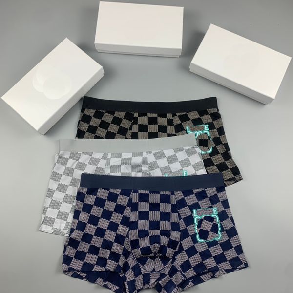 Luxury Mens Roupher Shorts Designer Boxer Ice Seda no verão Ultra-FinaUnderpants Delega as gavetas Kecks Thong Cu5b