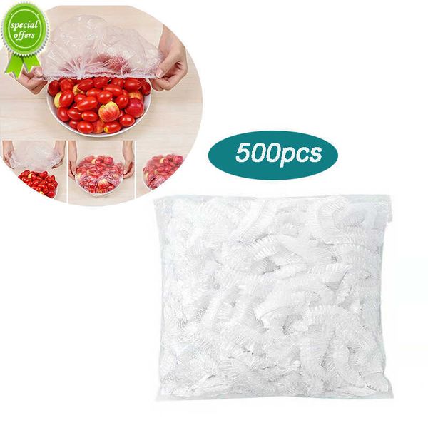 Cucina Fresh Keeping Saver Bag Food Plastic Wrap Copertura usa e getta Coperchi elastici per alimenti Ciotole per frutta Tazze Tappi Food Fresh Seal Dust