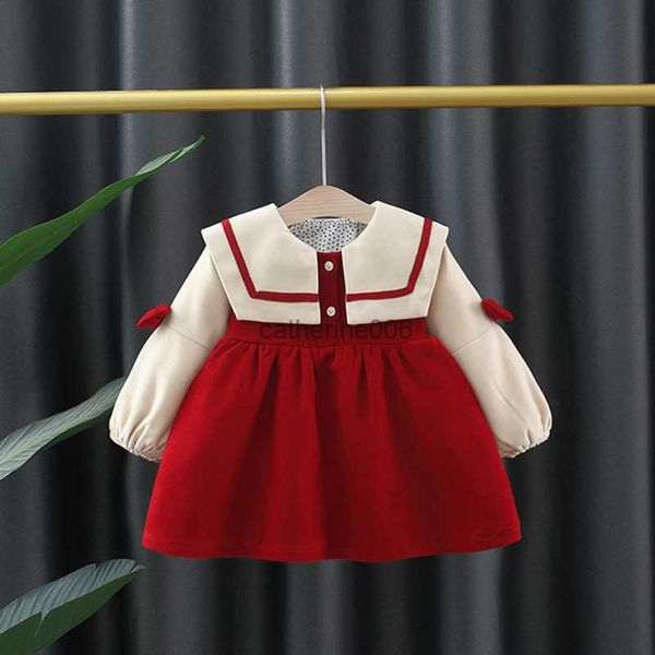 Frühling Herbst 1 Jahr Baby Geburtstag Mädchen Kleidung Kleid für neugeborenes Baby Mädchen Kleidung draußen tragen Taille Prinzessin Kleider Kleid L230625