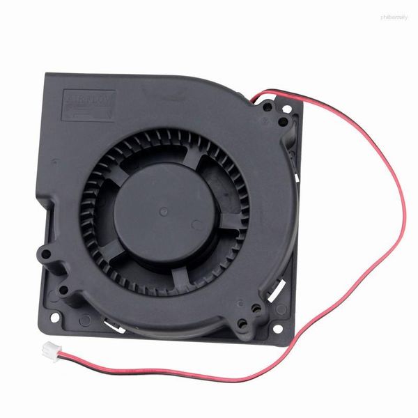 Bilgisayar Soğutma 1 Parça GDSTIME 5 inç Blower Fan 120mm x 32mm 2pin 2 Tel DC Fırçasız Soğutma 24V 12032 120X120XX32mm