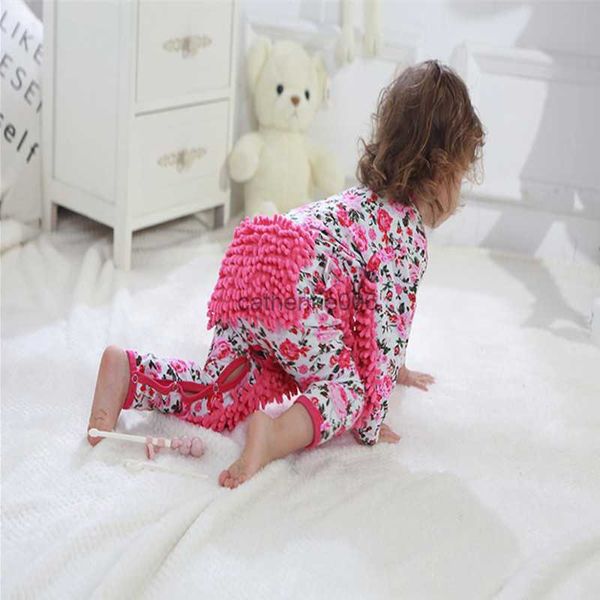 2020 New Popular Baby Climbing Suit Tuta infantile Mop Wear Lazy Crawling L230625