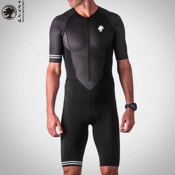 Abbigliamento da ciclismo Imposta Tyzvn tuta da triathlon uomo tuta abbigliamento dermotuta ciclismo bicicletta splash vestiti velocità maglia set tuta culotte mtb hombreHKD230625