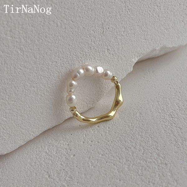 Кольцо солистона Южная Корея Барочка натуральное пресноводное жемчужное кольцо.