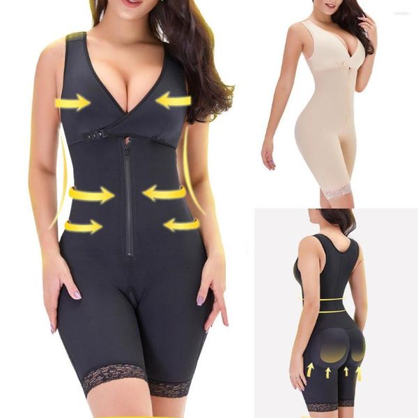 Modelador de corpo feminino modelador de corpo inteiro com controle de barriga modelador de emagrecimento sem costura BuLifter mais fino Cinta poste feminina S-6XL