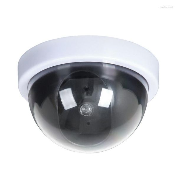 Dummy nep-beveiliging CCTV-domecamera met knipperend rood LED-licht