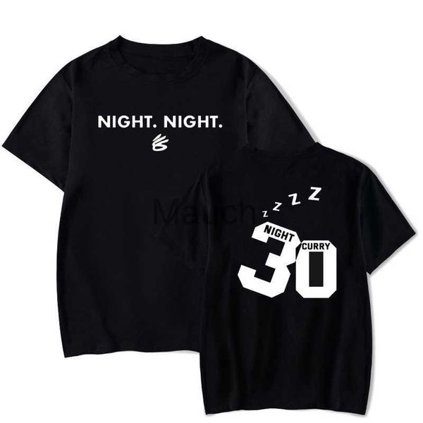 Männer T-Shirts Steph Curry Nacht T-shirt Mann Casual Sommer Kurzarm männer T-shirt Shrits Bla Runde Ne Männlich cloes Streetwear J230625