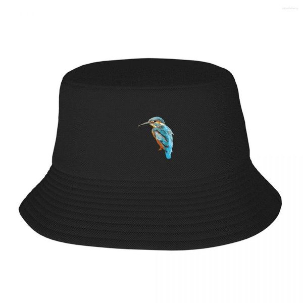 Boinas Kingfisher Bucket Hat Boné de Luxo Lindos Chapéus de Chá Bonés Masculinos Femininos