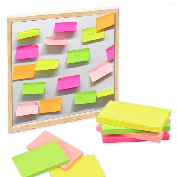 Fogli 1 Colore 76 127mm Formato Colore Carta Memo Pad Sticky Notes Segnalibro Point It Marker Sticker Materiale scolastico per ufficio