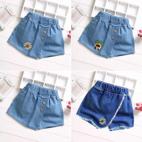 Shorts Summer Girls Jeans Shorts Kids Clothing Baby Cotton Denim Short Kids Calças Casuais Shorts Infantis para Meninas Adolescentes 230625