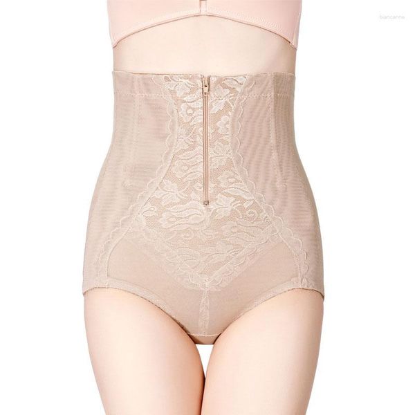 Shapers da donna Pantaloni modellanti a vita alta Bella forma del corpo Biancheria intima sottile Pantaloni addominali Controllo Corsetto Lady Trasparente Shapewear