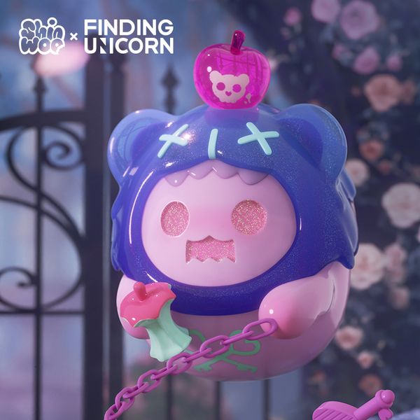 Слепая коробка Поиск единорога Shinwoo The Secret Bear Garden Series Blind Box Kawaii фигур