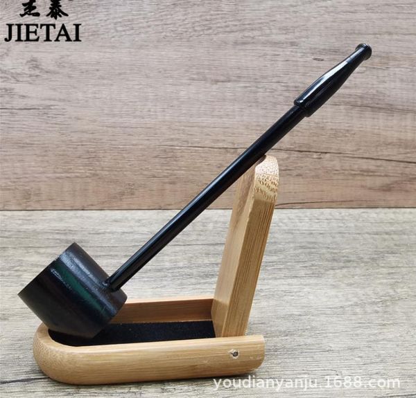 Pipe per fumatori Nuova mini pipa secca in legno massello personalizzata piccola pipa portatile