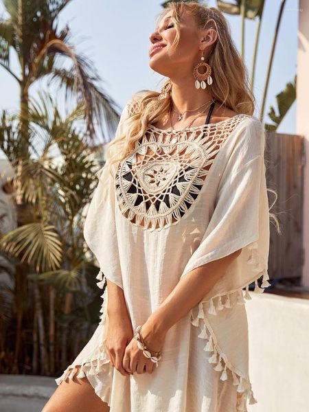 Damenbadebekleidung Sunflower Bikini Cover Up Frauen Sexy Badeanzug Strandkleid 2023 Sommer Badeanzug Beachwear Hemd Strickjacke Kimono Seil