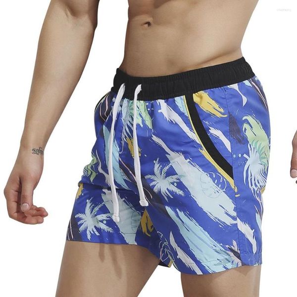 Mutande Intimo uomo Boxer Pantaloncini Uomo Casual Sleep Stampato Estate Comodo Homewear Beach Boxer Lounge Uomo