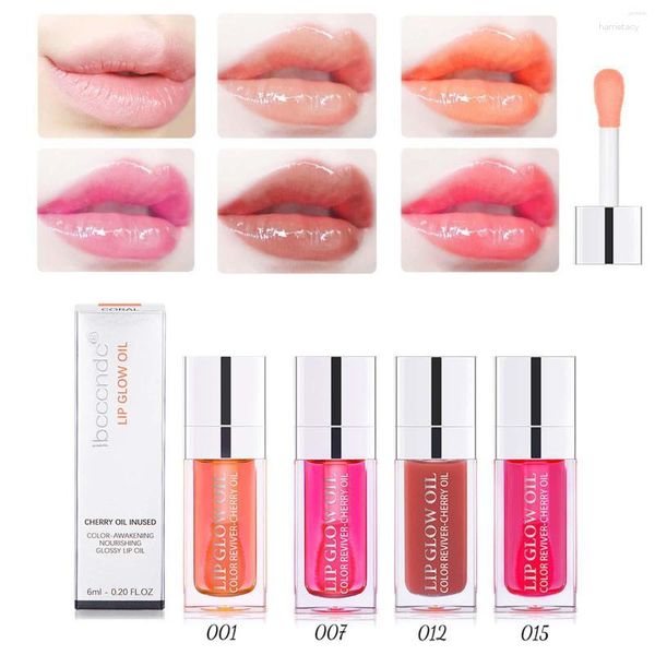 Brilho labial 6ml Óleo Hidratante Plumping Sexy Plump Glow Tinted Lips Plumper Lipumper Tratamento Hidratante