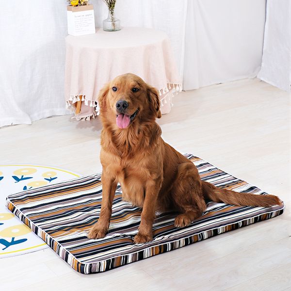 Canis Canetas Lona Pet Dog Bed Mat Fino Lavável Crate Colchão Non Slip Memory Foam Orthopedic Dog Bed For Small Medium Large Dogs 230625