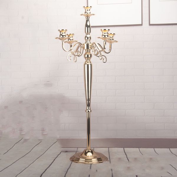 Da 50 cm a 120 cm) portacandele di cristallo alto / candelabro candelabro per matrimonio Centrotavola per fiori Centrotavola per matrimonio