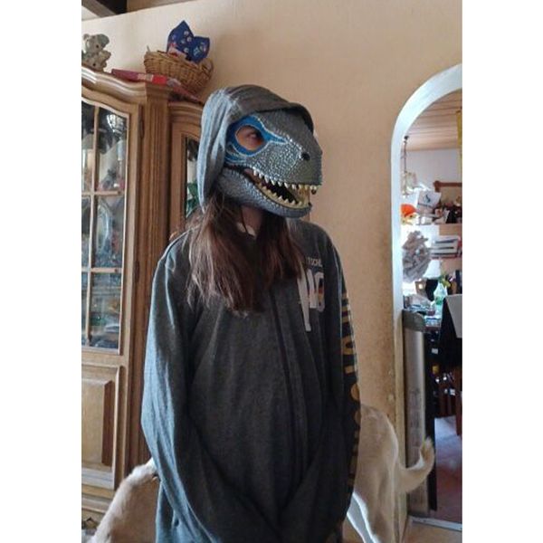 Party Masken Halloween Drachen Dinosaurier Maske Offener Mund Latex Horror Dinosaurier Kopfbedeckung Halloween Party Cosplay Kostüm Angst Maske Dropship 230625