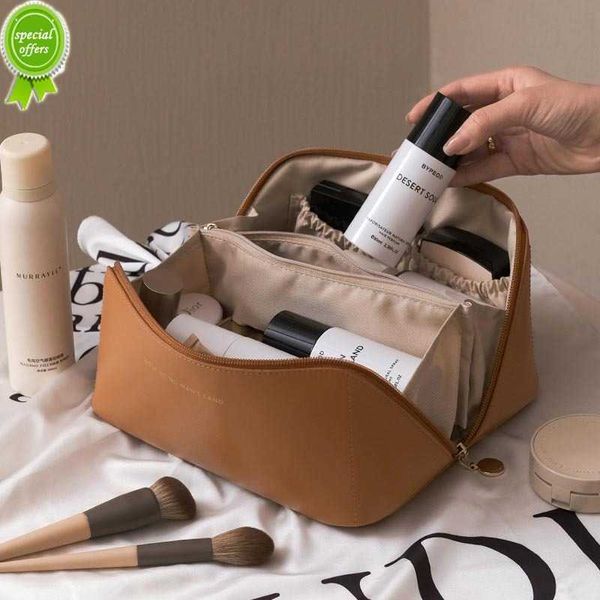 Bolsa de cosméticos multifuncional para viagens Órgão Bolsa de cosméticos de grande capacidade Organizador de artigos de higiene femininos Armazenamento feminino Ferramenta de estojo de maquiagem