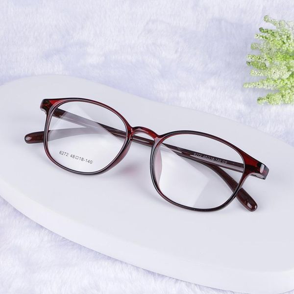 Sonnenbrille Rahmen Optische Runde Ultraleicht TR90 Business Männer Gläser Rahmen Rezept Brillen Frauen Vollrand Brillen Student