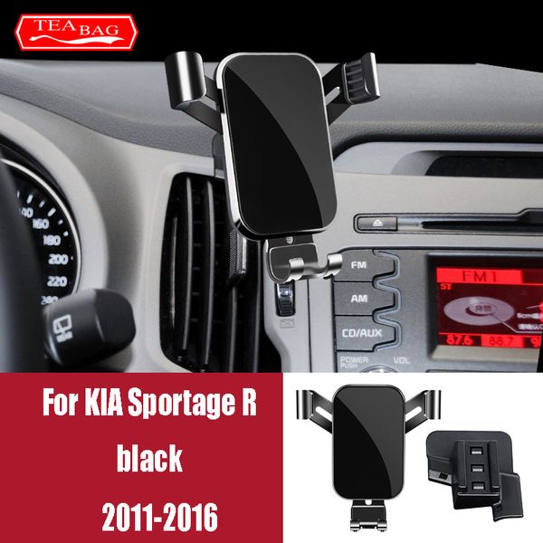 Suporte do telefone móvel do carro para kia sportage r 2011-2016 sportage 2018-2019 ventilação de ar 360 rotação suporte de navegação suporte gps