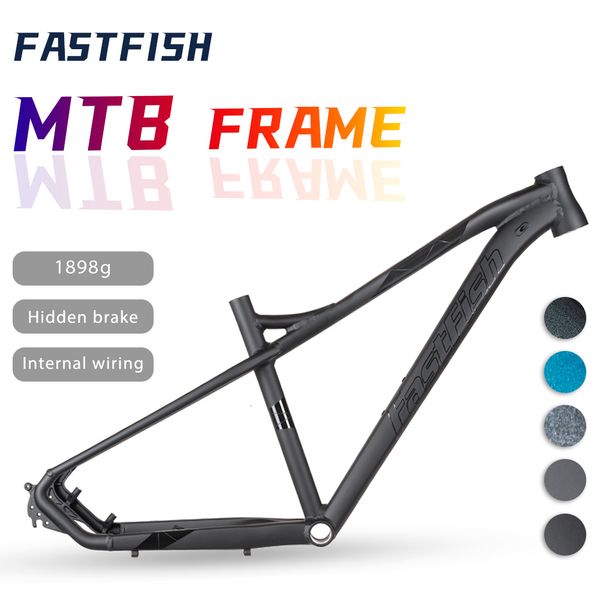 Racks de caminhão de carro FASTFISH Quadro de bicicleta MTB 27.5 Liga de alumínio Quadro de bicicleta MTB 27.5 Quadro ultraleve Quadro BB42 27.5ER 1617 polegadas 230621