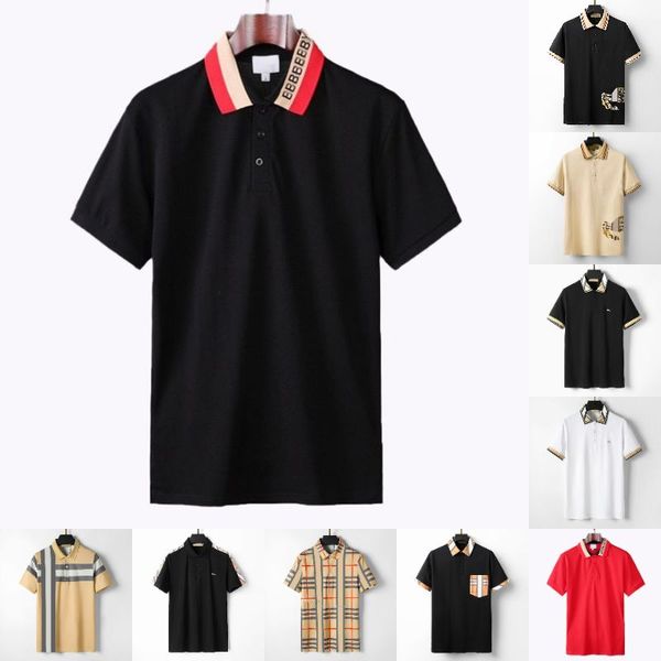 2023 moda verão camisa polo camiseta masculina casual camiseta bordada algodão medusa polo gola alta camisas pólos novo estilo moderno camisa de manga curta