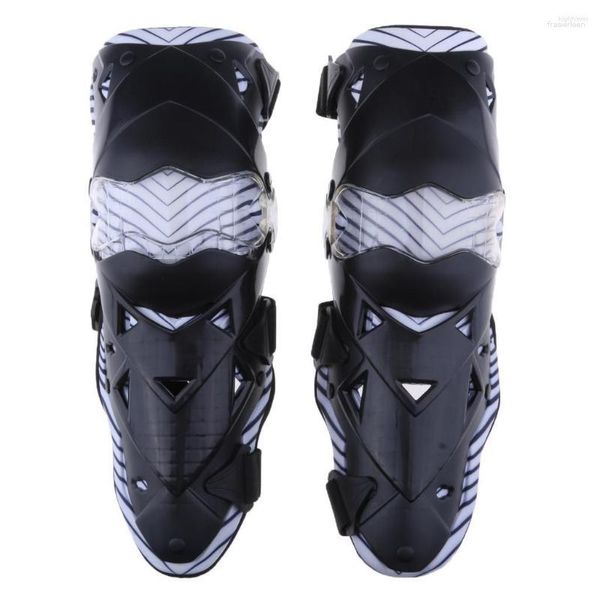 Armatura da motociclista 2 pezzi Protezione parastinchi ginocchio per corse di motocross