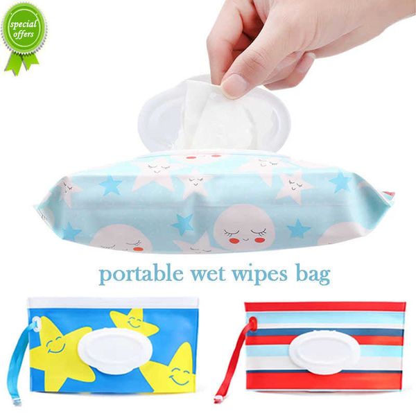 Новая Eva Baby Baby Weet Wipe Wipe Wipes держатель корпус многоразовой коробку для ткани на открытом воздухе портативная ремесла с флип-крышка