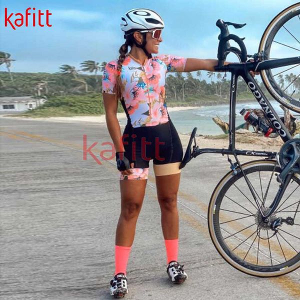 Езда на велосипеде набора одежды Kafitt Ladies езда на велосипеде одежду для комбинезона.