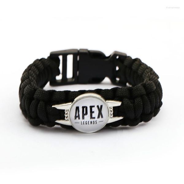 Charm Bracelets Game Apex Legends Bracelet For Men Rope Chain Bangles Black Punk Homme Boys Jewelry Bileklik Pulsera Hombre Raym22