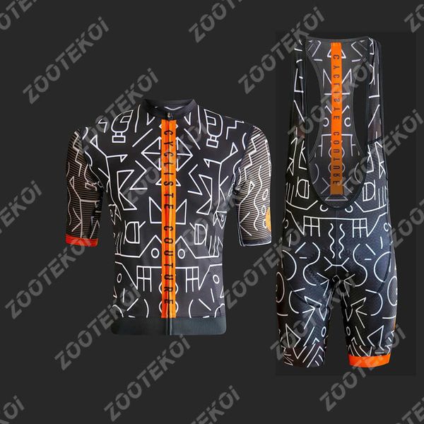 Set di abbigliamento per ciclismo Set di abiti da squadra set da uomo abbigliamento per ciclismo kit maniche corte gare di corsa in bici da strada estate ropa ciclismo hombrehkd230625